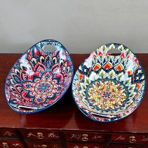 NWOT Colorful Salad/Fruit Bowls